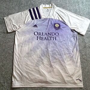 Adidas Orlando City Soccer Jersey 2XL Aeroready Orlando Health MLS Football